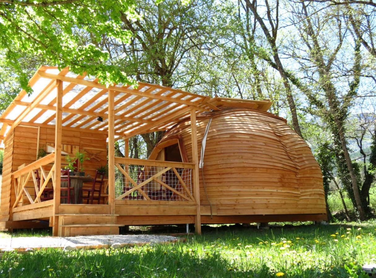 Habitat Createur - Hebergements Insolites Au Camping Municipal "Les Ecureuils" Recoubeau-Jansac Extérieur photo