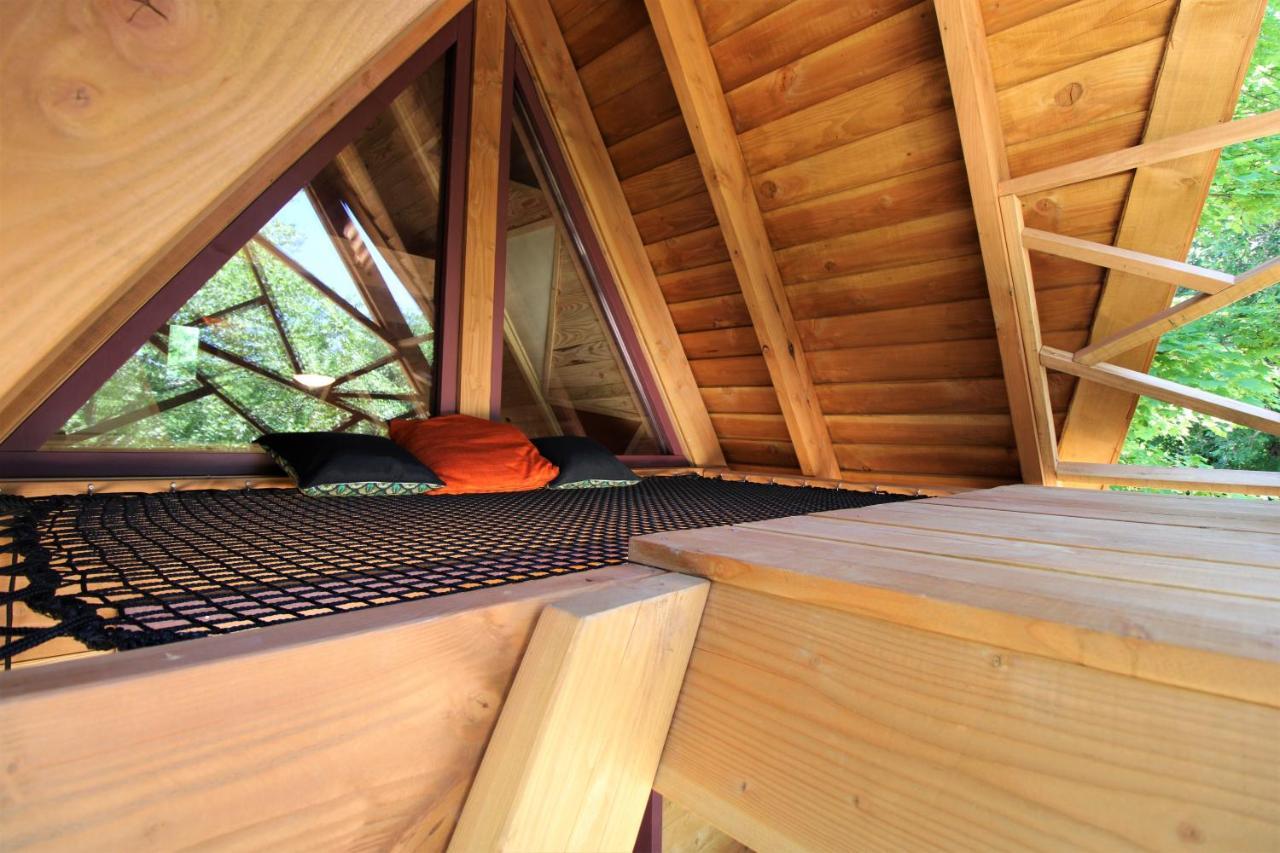 Habitat Createur - Hebergements Insolites Au Camping Municipal "Les Ecureuils" Recoubeau-Jansac Extérieur photo