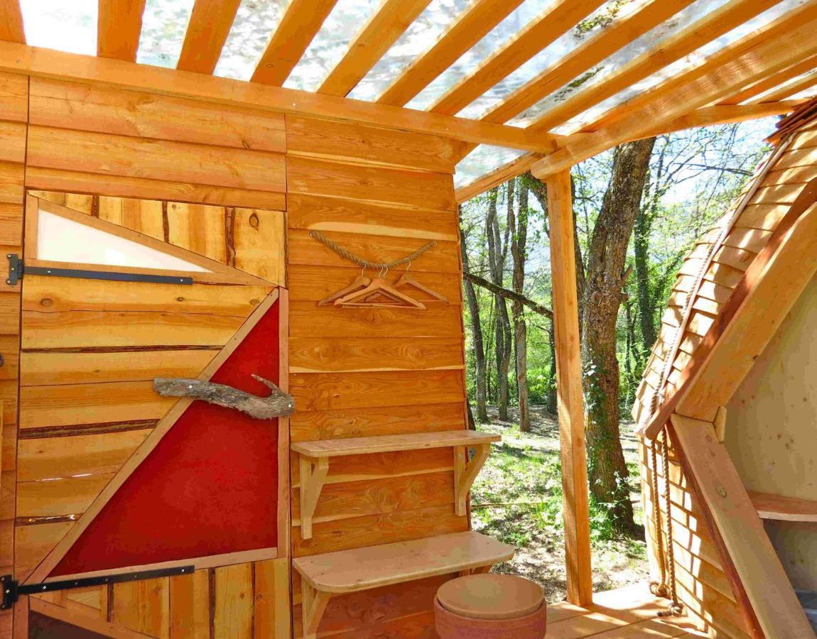 Habitat Createur - Hebergements Insolites Au Camping Municipal "Les Ecureuils" Recoubeau-Jansac Extérieur photo