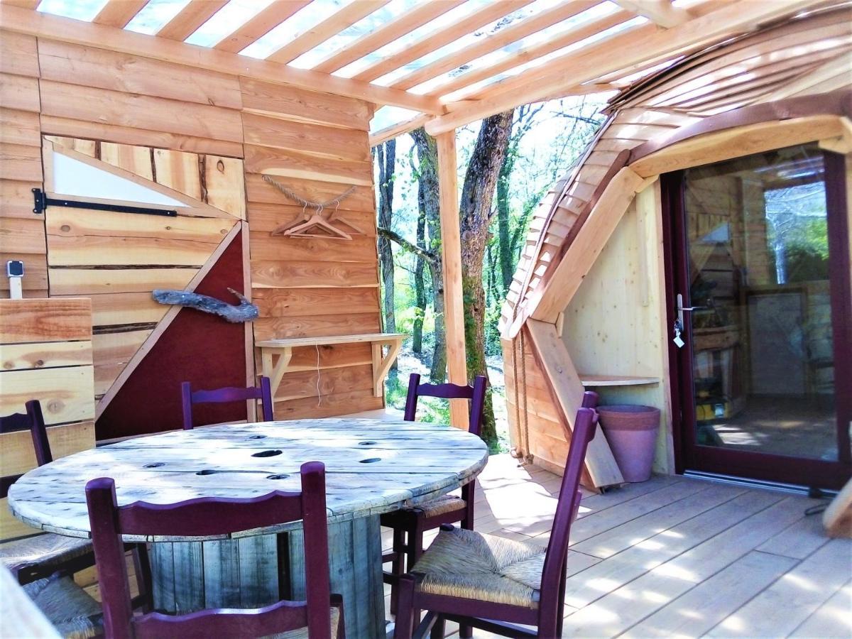 Habitat Createur - Hebergements Insolites Au Camping Municipal "Les Ecureuils" Recoubeau-Jansac Extérieur photo