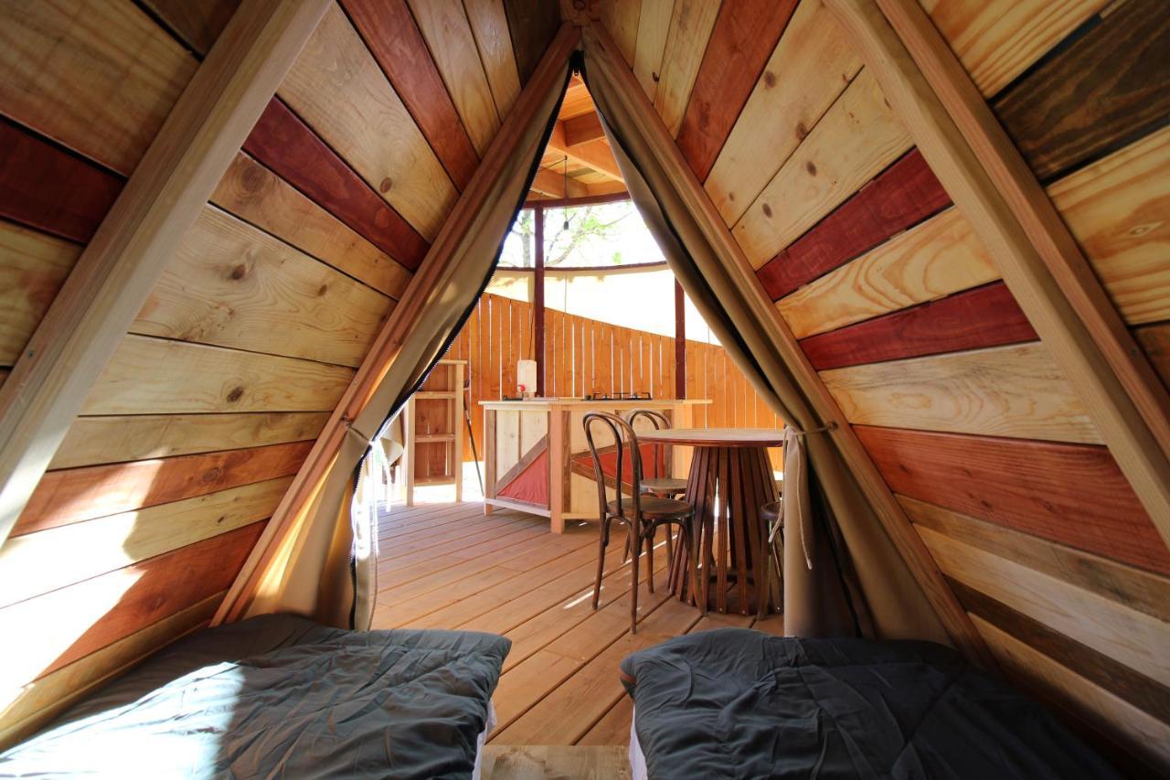 Habitat Createur - Hebergements Insolites Au Camping Municipal "Les Ecureuils" Recoubeau-Jansac Extérieur photo