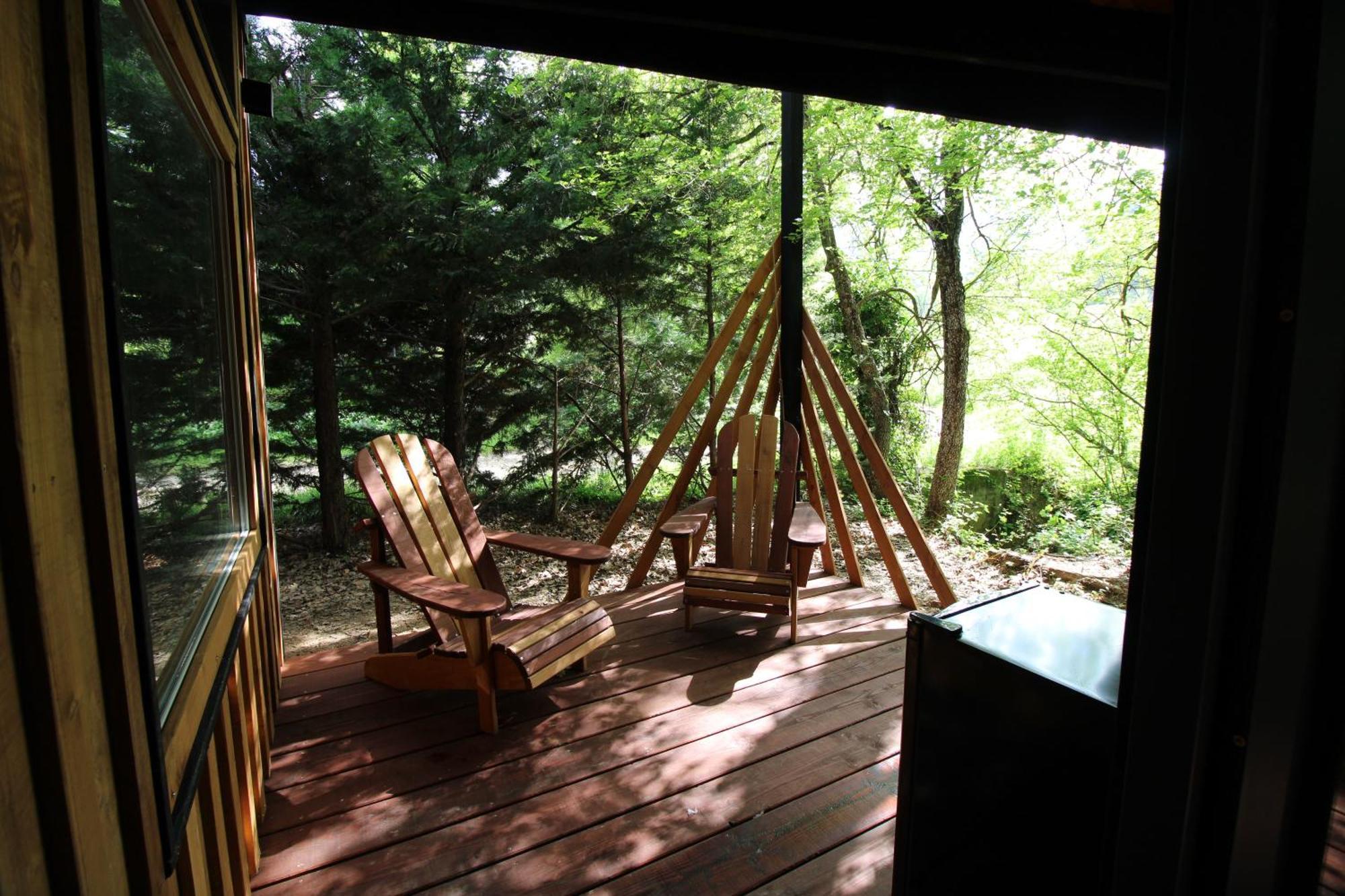 Habitat Createur - Hebergements Insolites Au Camping Municipal "Les Ecureuils" Recoubeau-Jansac Extérieur photo