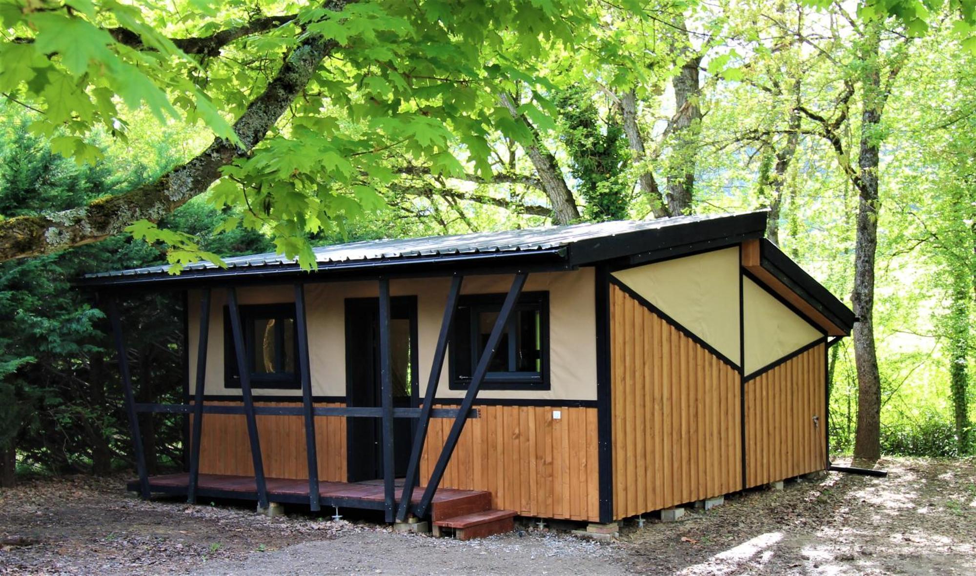 Habitat Createur - Hebergements Insolites Au Camping Municipal "Les Ecureuils" Recoubeau-Jansac Extérieur photo